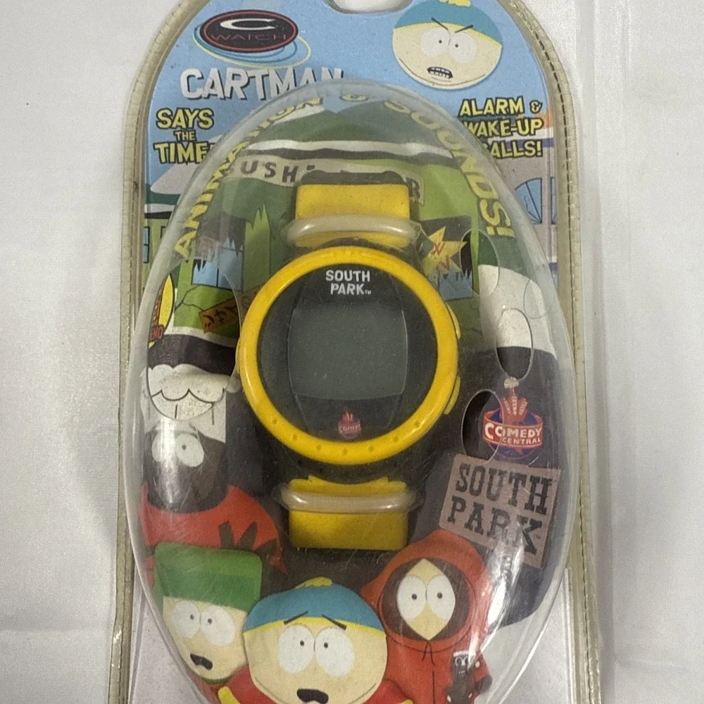 Brand New Vintage Cartman South Park Animated Watch Comedy Central‎ 1998 Watches